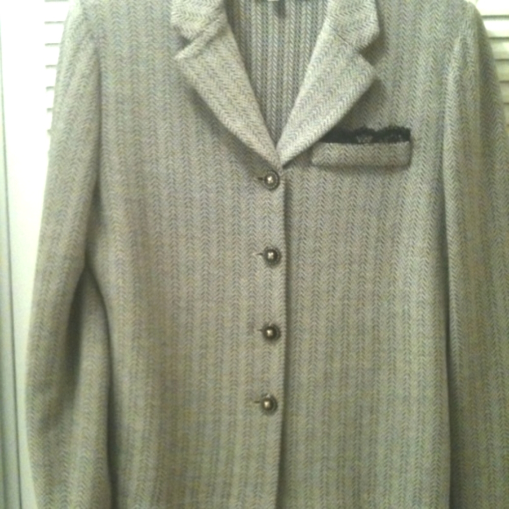 St. John Jacket w/ Lace Pocket